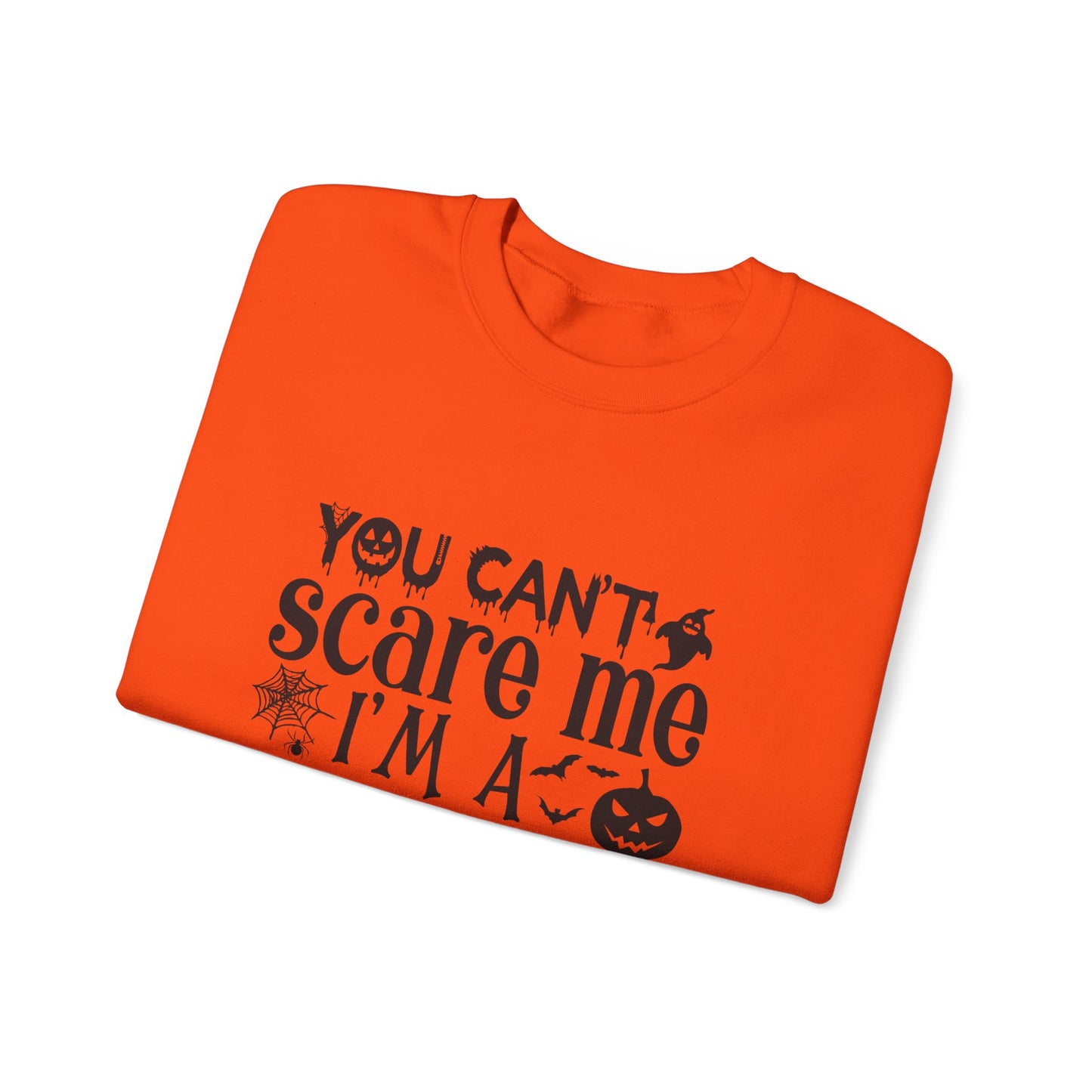 Halloween Dad Sweatshirt - You Can't Scare Me