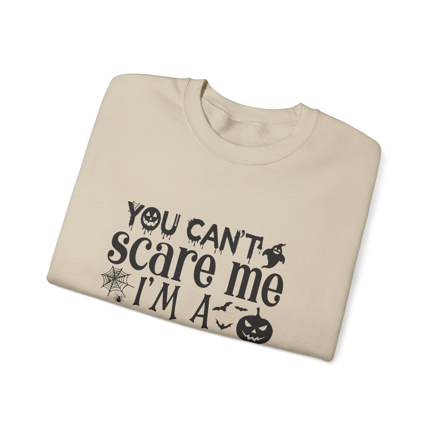 Halloween Dad Sweatshirt - You Can't Scare Me